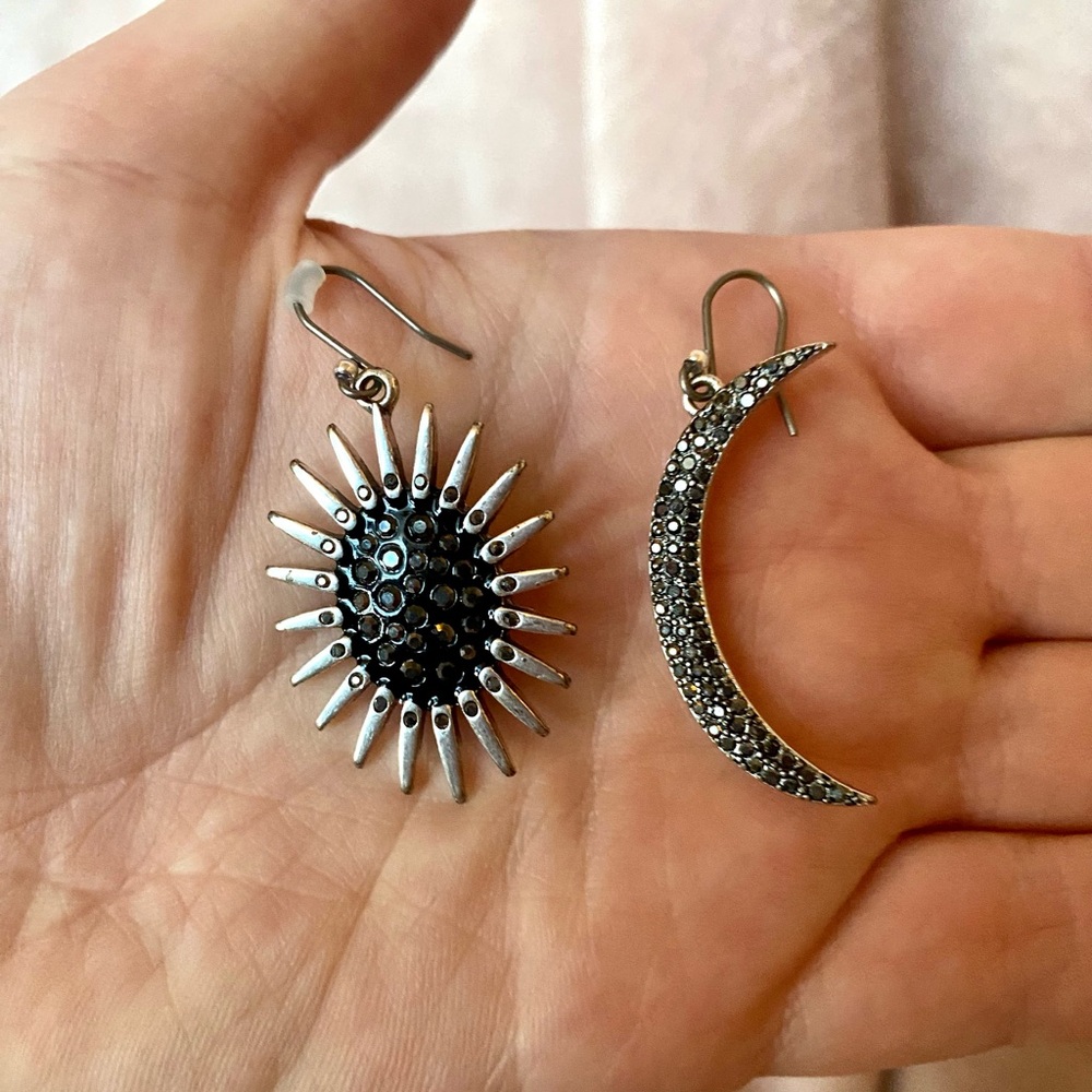 Lucky Brand Star & Moon Earring